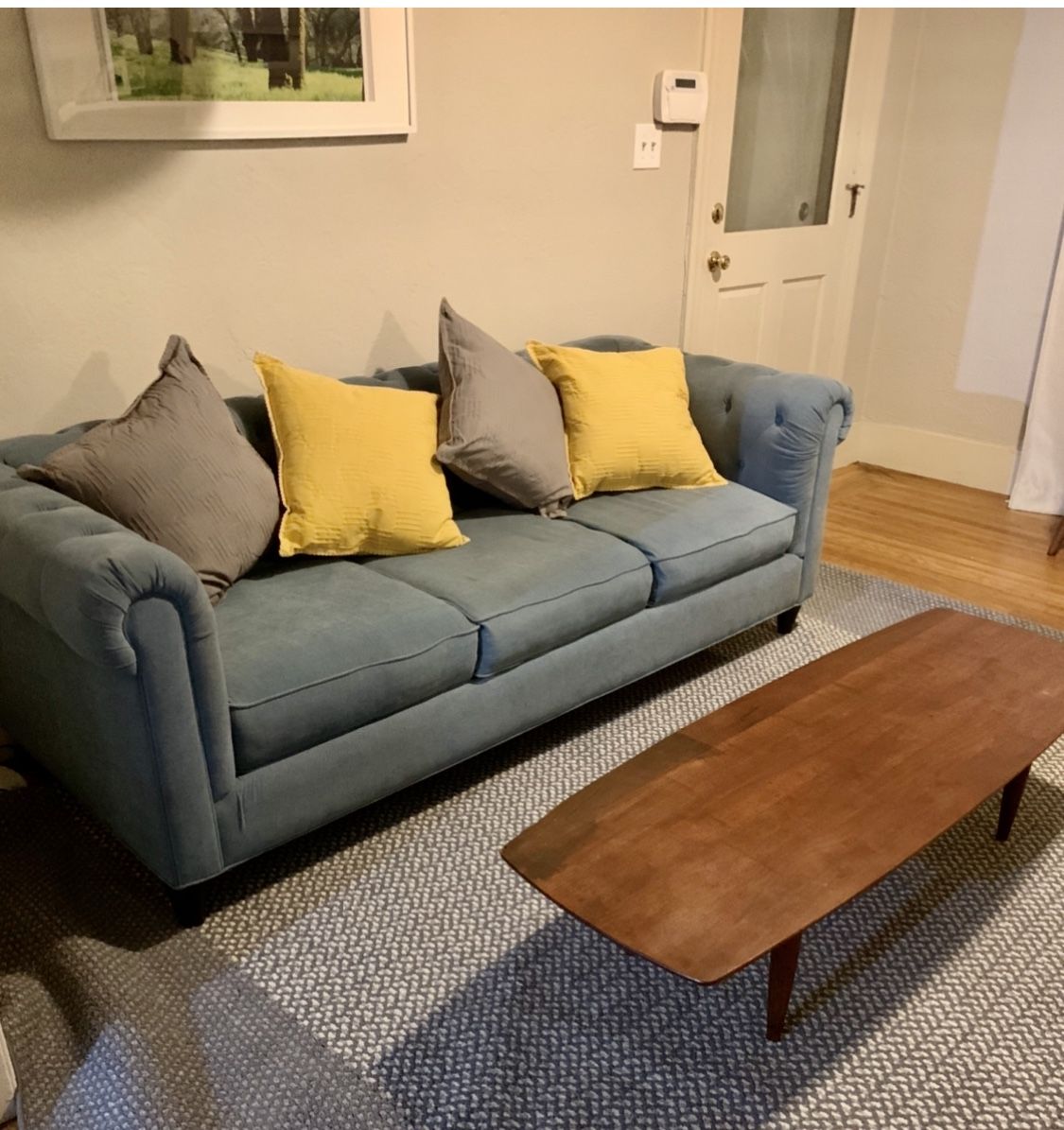 Beautiful Blue couch for sale
