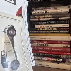 Antique Car Book Lot- Ferrari Vintage Books- Great Condition!