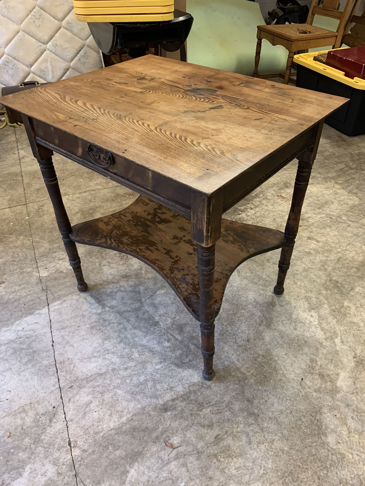 Antique Stained Oak Table