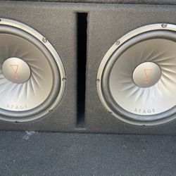 Amp And subwoofer Combo