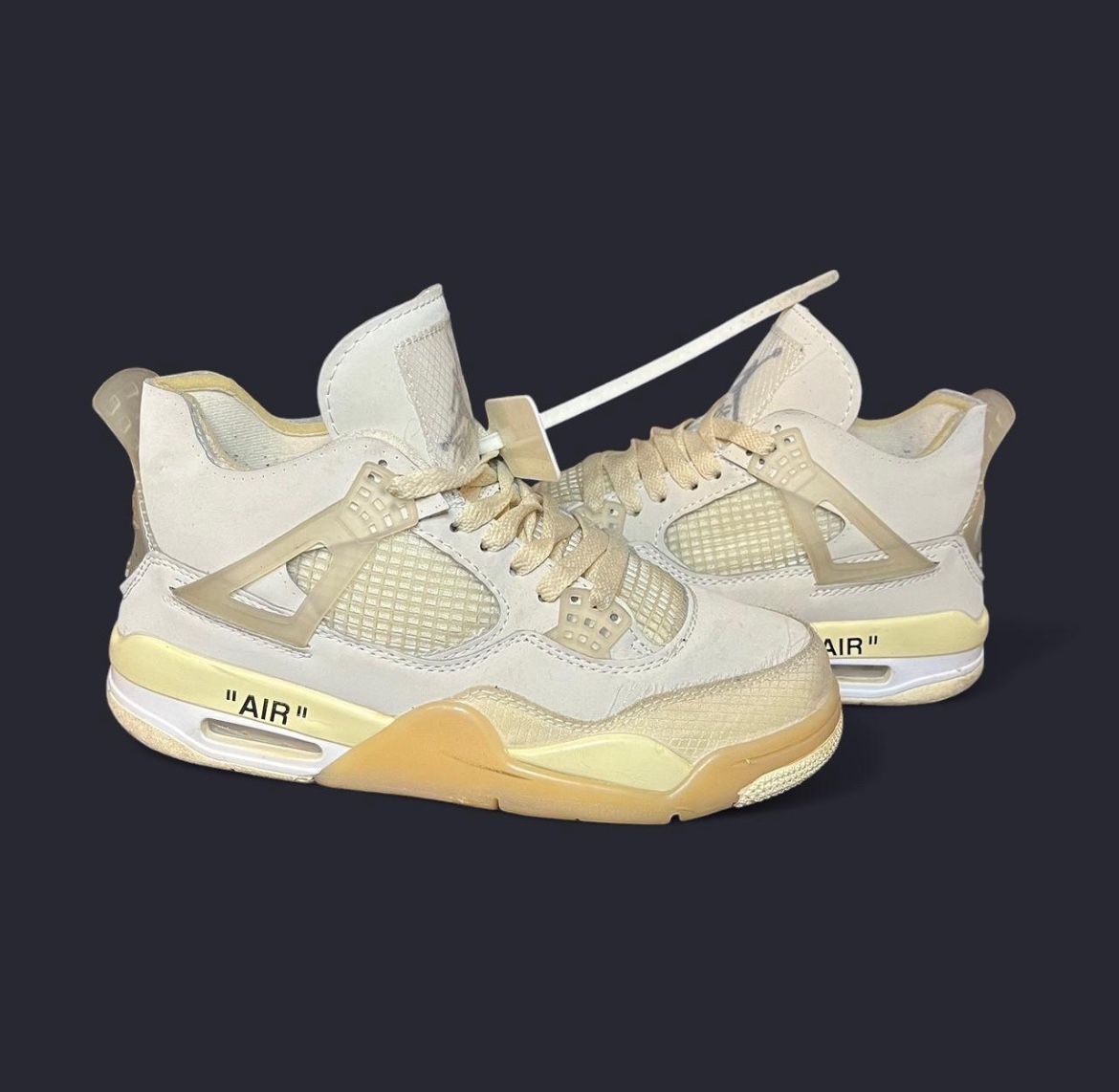 Womens Jordan 4 retro Off White Sail NO BOX