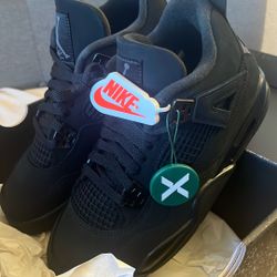 NEW BLACK CAT JORDANS 