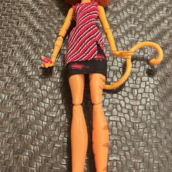 Monster High Ghouls Alive Toralei Stripe Doll Mattel