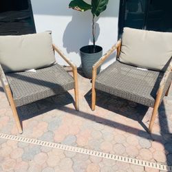 Two-seater garden chair