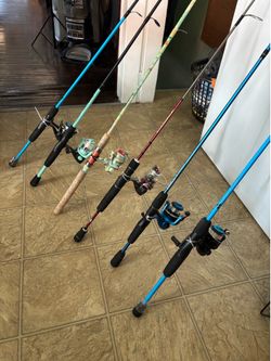 6 Fishing rods