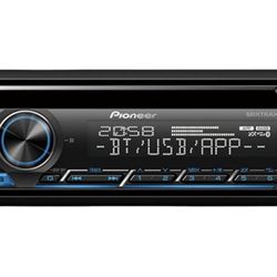 Pioneer Single-DIN in-Dash CD AM/FM Receiver MIXTRAX, Bluetooth, USB, Spotify, iPhone and Android Bundled
