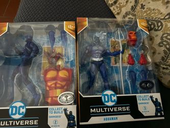 Dc Multiverse Flash And Aqua-man Platinum chase