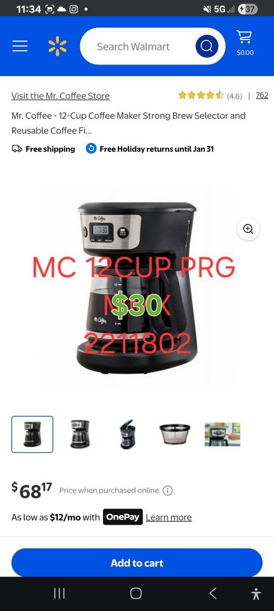 12 CUP 🥤  Coffee Maker 