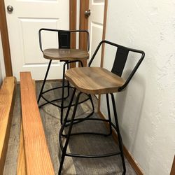 Swivel Bar Stools With Metal Base