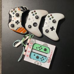 Four Gaming Controllers 