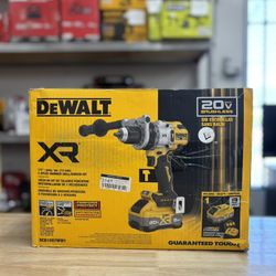  Dewalt 20V XR Lithium-Ion Cordless Hammer Drill Kit with 8.0 Ah Battery, Charger and Kit Bag