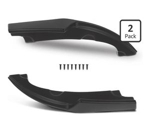 Rear bumper side skirt lip splitter