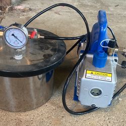 Vacuum Pump And Chamber