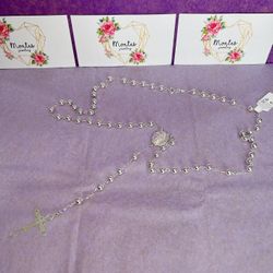 Silver Rosary/ Rosario De Plata 