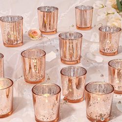Candle Holders- Rose Gold (69)