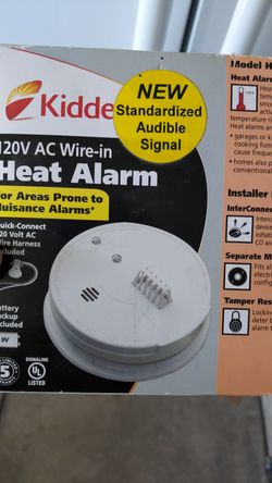 Rand New Heat alarm, Lile A Smoke Detector, won't go off when you get food burned, perfect for kitchen