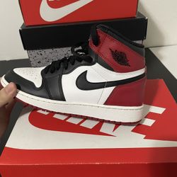 Jordan 1 Retro High OG Black Toe Size 5Y