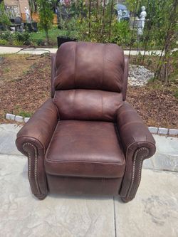 Free Used Reclining Leather Chair