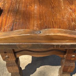 Solid End Table