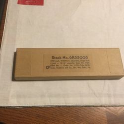 Vintage Craftsman 8” Adjustable Single End In Original Box With Grease Around It In Wrapper