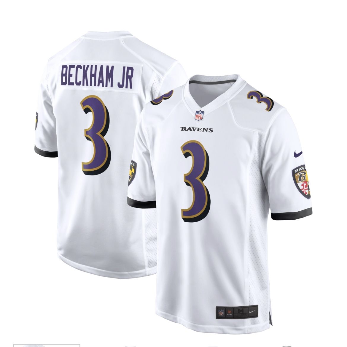 Baltimore Ravens Odell Beckham stitched jersey Images size X Large