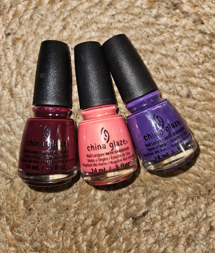 China Glaze Nail polishes Nail laquers