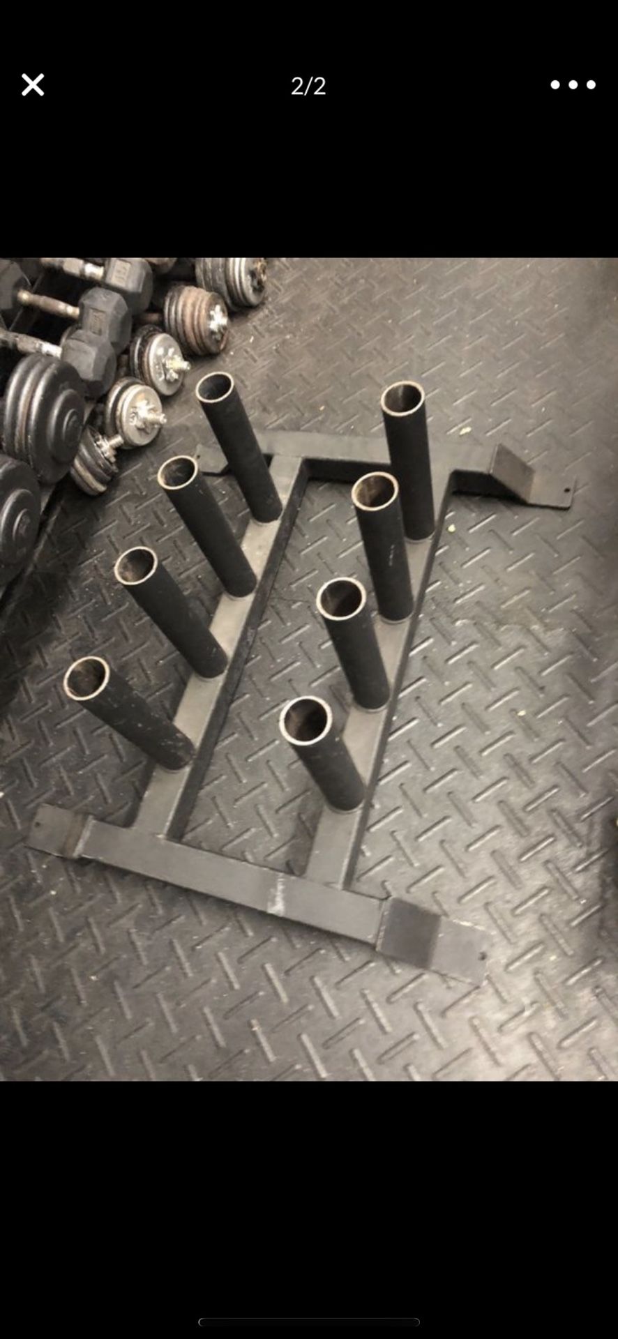 Barbell Weight Bar Holder Rack Heavy Duty