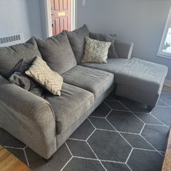 Grey Sectional W/ Chaise