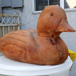 Wooden Duck Carving