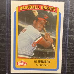 1990 Swell Baseball Greats Al Bumbry Baseball Card #29