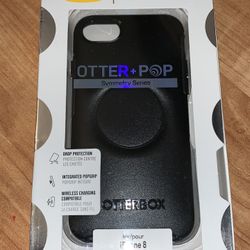 New Apple iPhone SE/6/7/8 Case Black Pop Symmetry