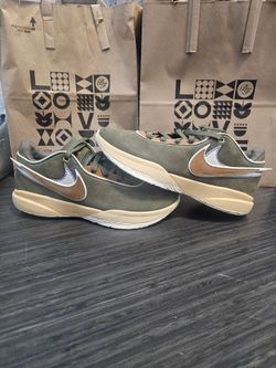 Nike lebron 20 olive green size 10 used no box $90