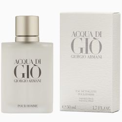 Giorgio Armani Acqua Di Gio Eau De Toilette Spray for Men, 1.7 Ounce, White, 1.7 Fl. Oz