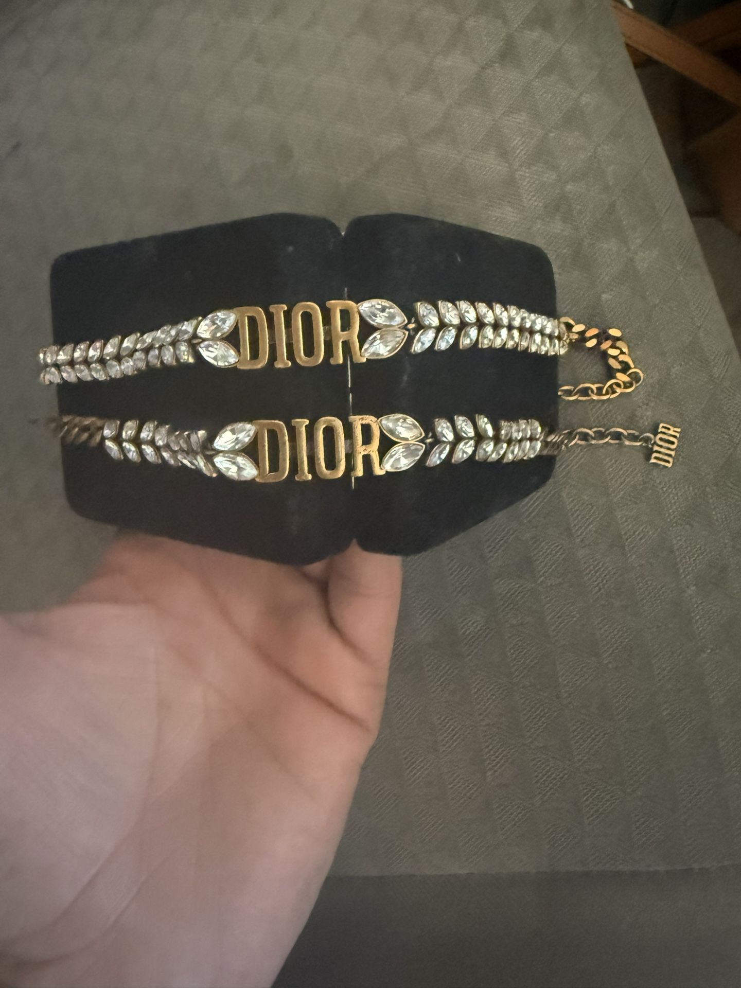 Dior Necklace And Choker Set