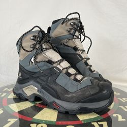 Salomon Quest Element GTX Hiking Boots Shoes Blue Gore-Tex Women’s Size 8