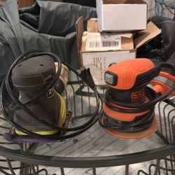 Palm sander and orbital sander