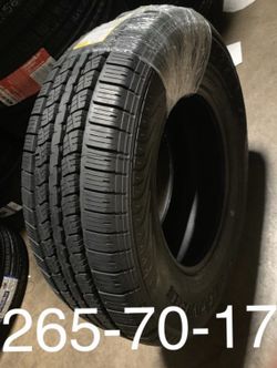 4 new 265-70-17
