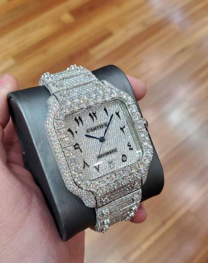 Bustdown 💎 Cartier Santos (1 Of 1 Setting)
