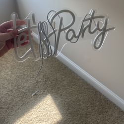 Let’s Party Sign 