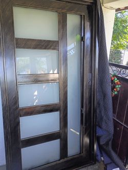 Iron door 43x79  with frame new