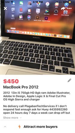 MacBook Pro 2012 13in