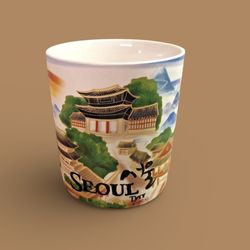 Starbucks coffee mug SEOUL , collectible