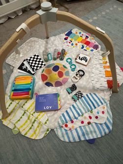 Lovevery play gym and looker kit