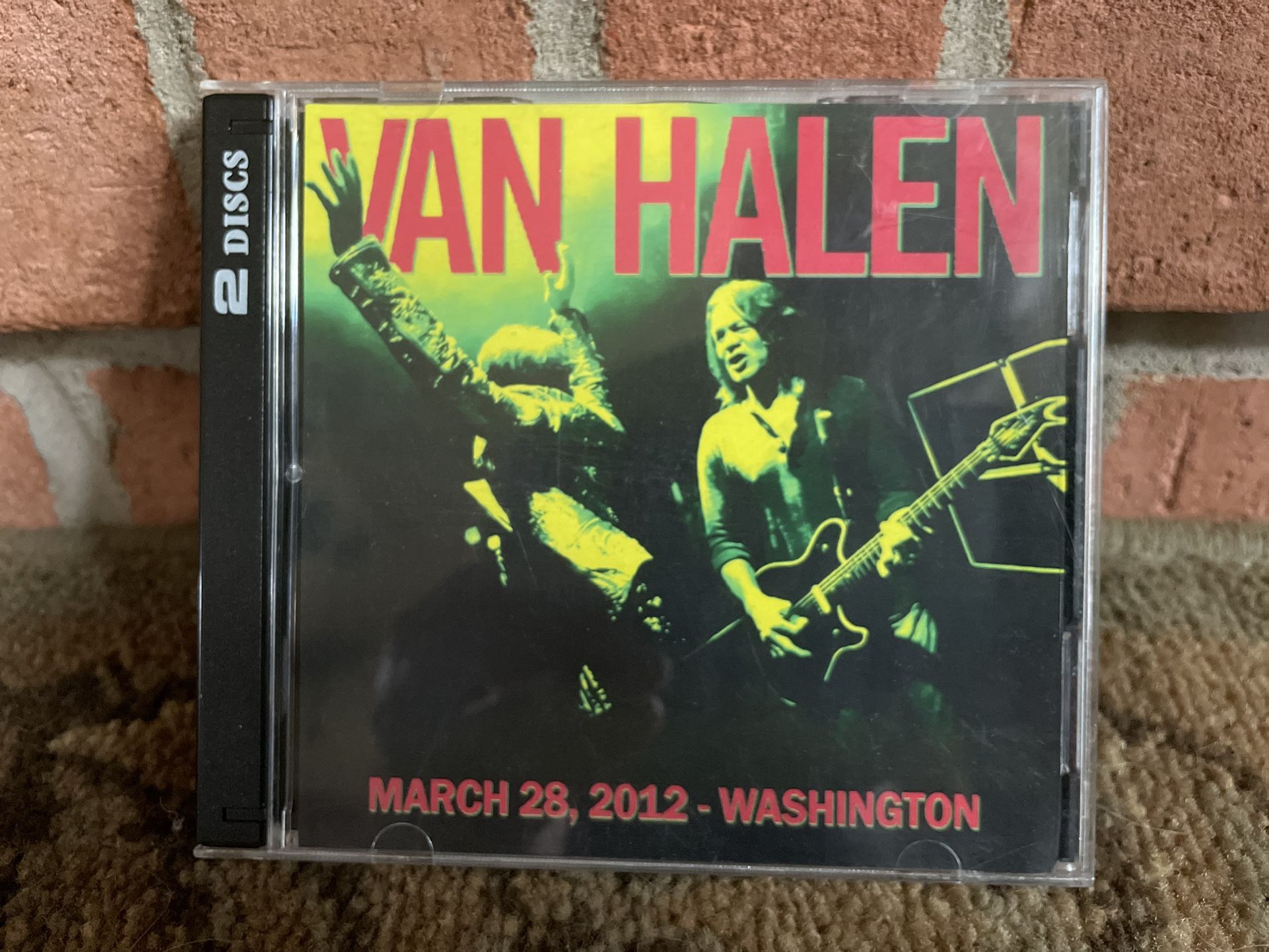 Van Halen March 28 2012 Washington Live 2 CD Set