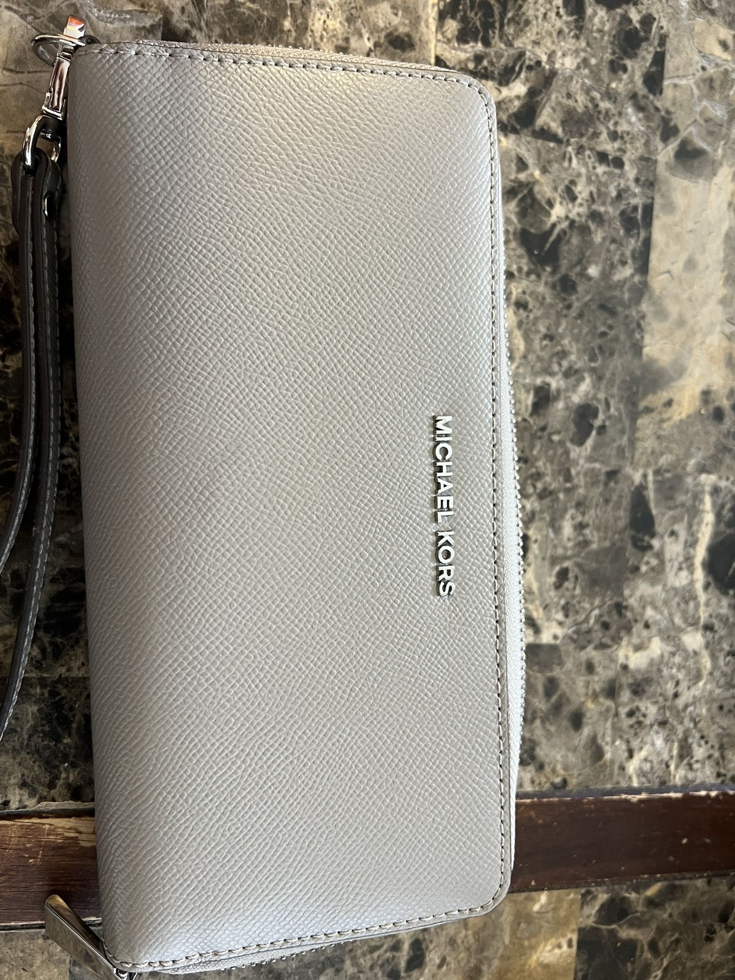 Gray Michael Kors Wallet