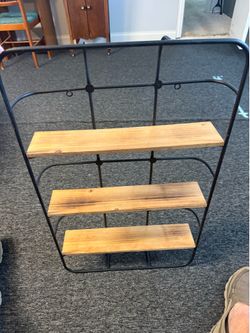 Industrial Rustic 3-Tier Wall Shelf  $30 OBO