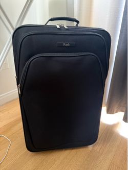 Black luggage for travel