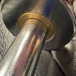 NEW Olympic Equipment Curl Bar of 20# with Cooper Bearings and Plates 2X35s, 2X25s, 2X10s and 2X5s pounds. Brute 170#