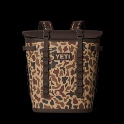 Camo Yeti Backpack Cooler