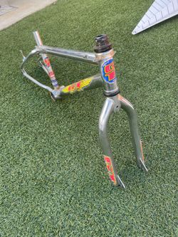Old school GT bmx bike. Frame and forks